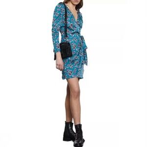 NWT The Kooples Floral Wrap Dress